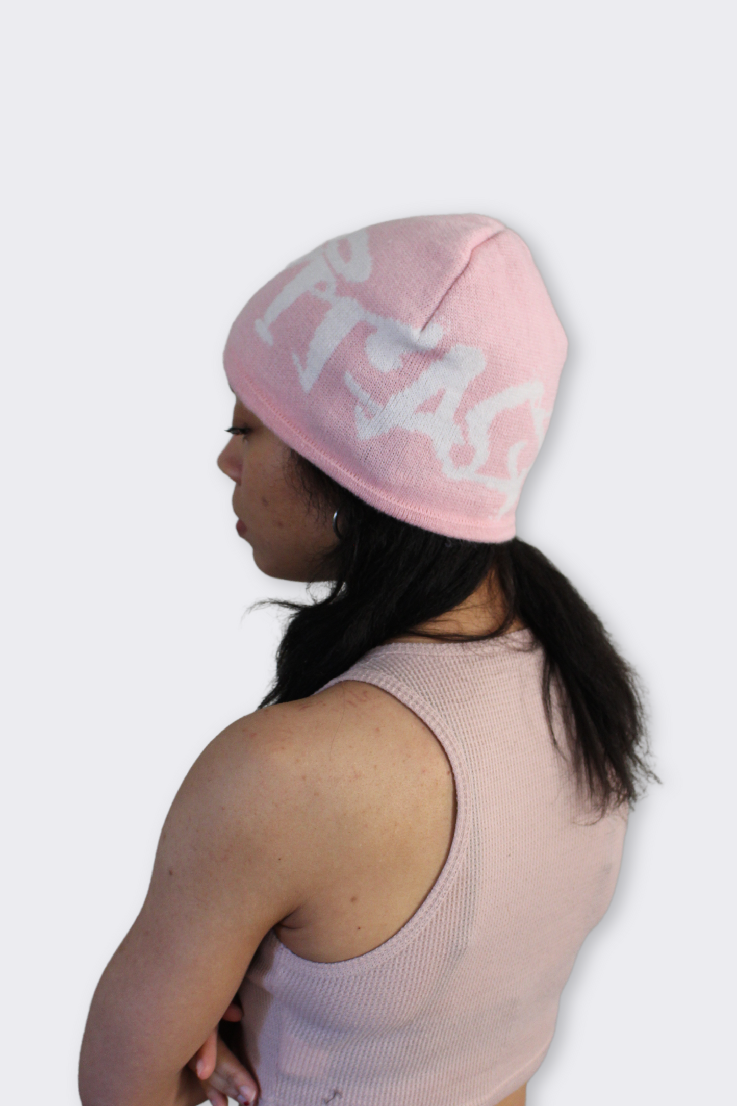 Satin Lined Beanie - Pink