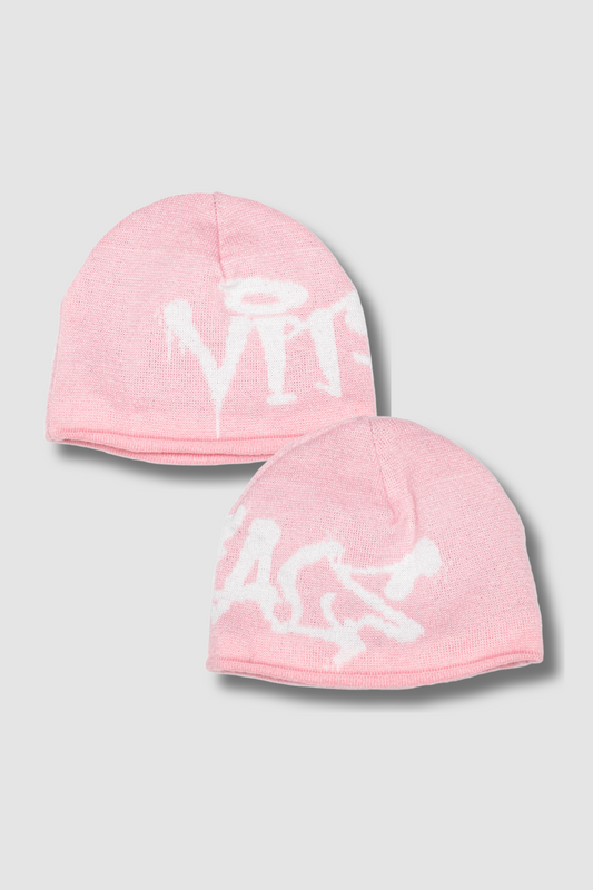 Satin Lined Beanie - Pink